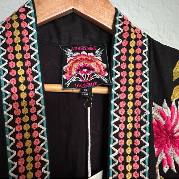 Johnny Was JULIE LINEN KIMONO COAT - Picture 6 of 10